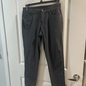 Lululemon ABC Dark Gray Slim Fit Pants Size 30 Good Condition